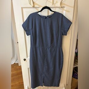 Ann Taylor Sheath Dress in Blue